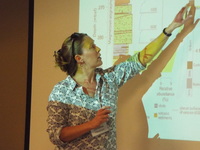 Christina Riesselman introducing Fragilariopsis taxonomy session